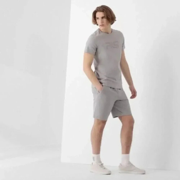 4F X Robert Lewandowski Gray Sweat Athletic Shorts XS - Picture 1 of 5